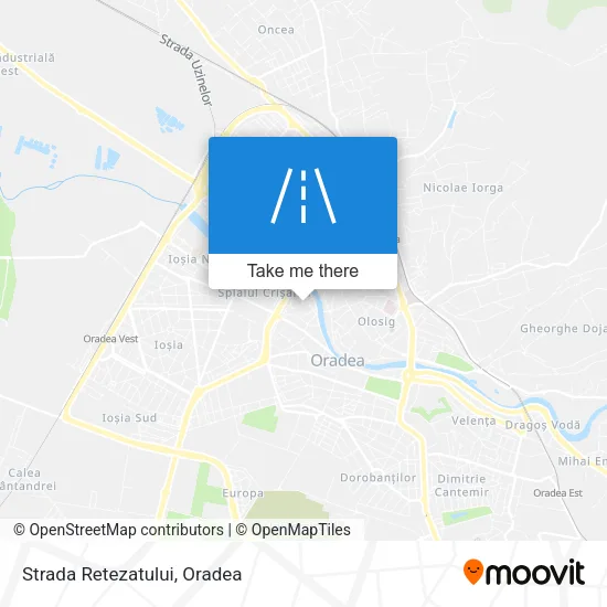 Strada Retezatului map