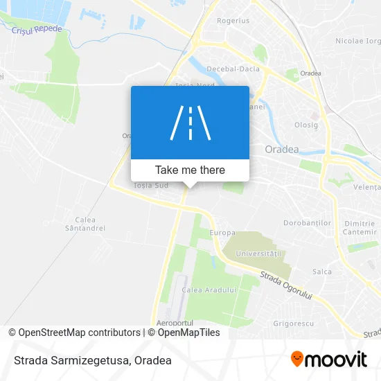 Strada Sarmizegetusa map