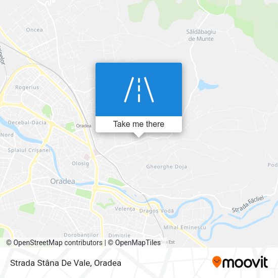 Strada Stâna De Vale map
