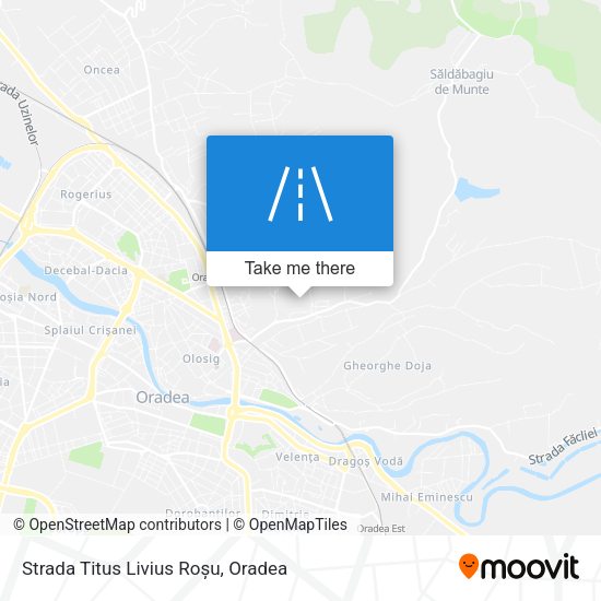 Strada Titus Livius Roșu map