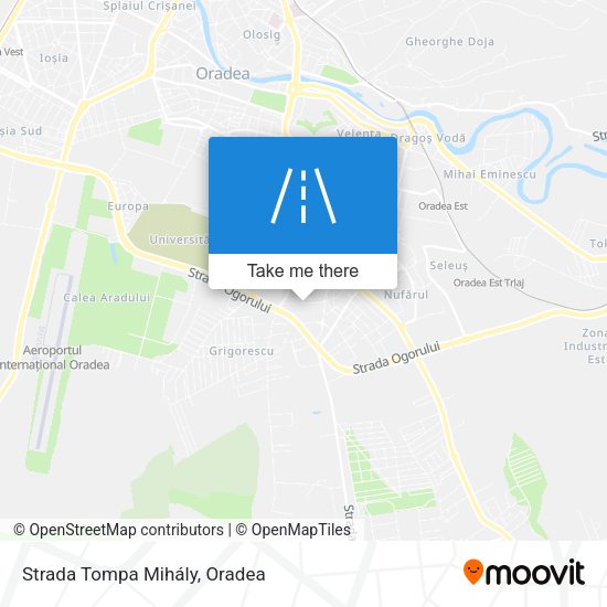 Strada Tompa Mihály map
