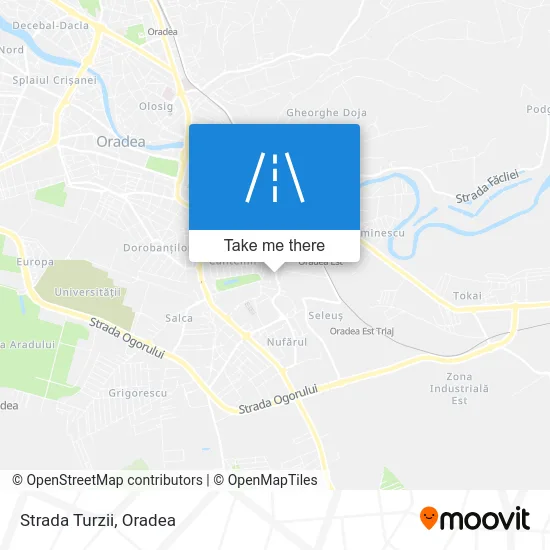 Strada Turzii map