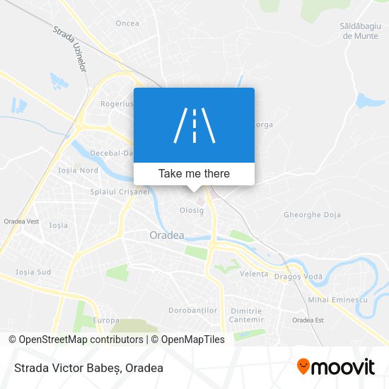 Strada Victor Babeș map