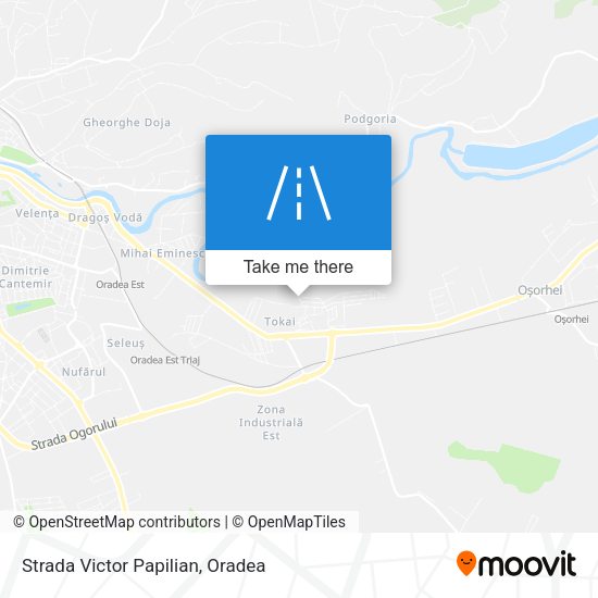 Strada Victor Papilian map
