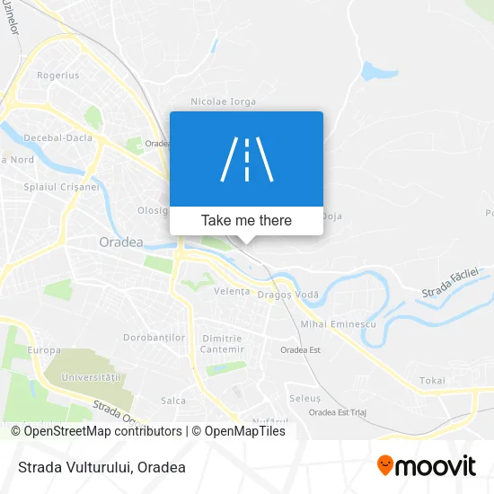 Strada Vulturului map