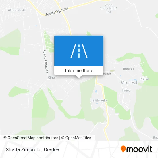 Strada Zimbrului map