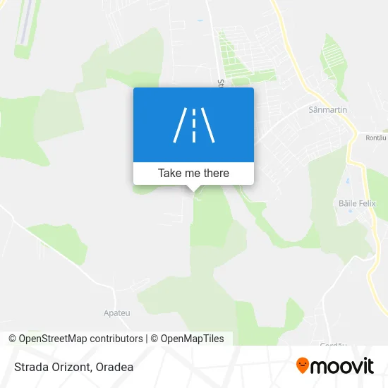 Strada Orizont map
