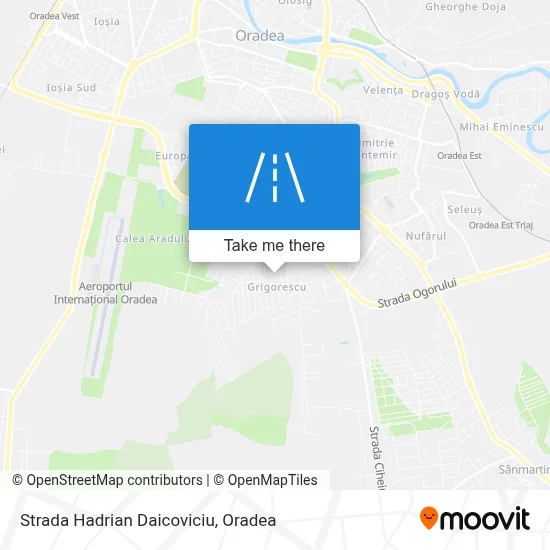 Strada Hadrian Daicoviciu map