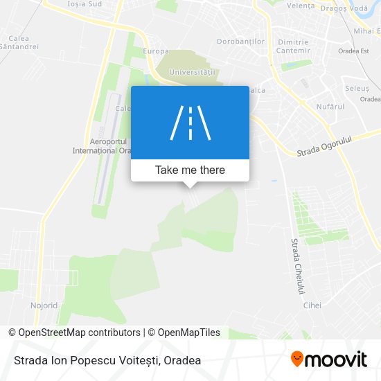 Strada Ion Popescu Voitești map