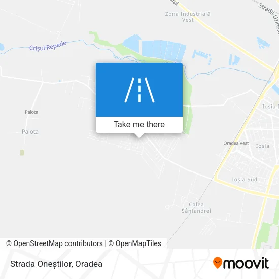Strada Oneștilor map