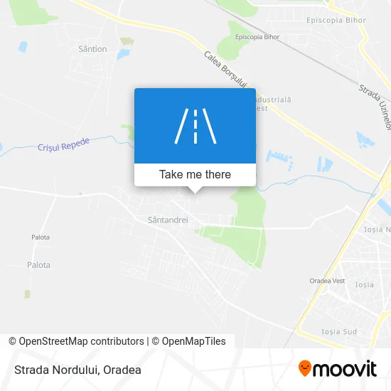 Strada Nordului map