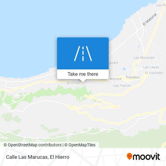 Calle Las Marucas map