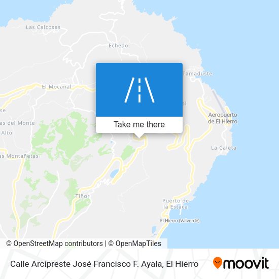 Calle Arcipreste José Francisco F. Ayala map