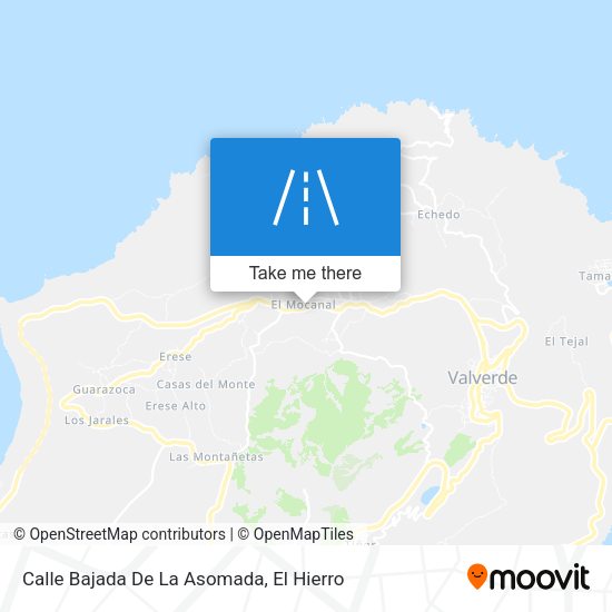 Calle Bajada De La Asomada map