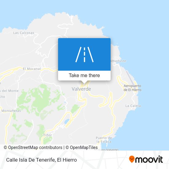 Calle Isla De Tenerife map