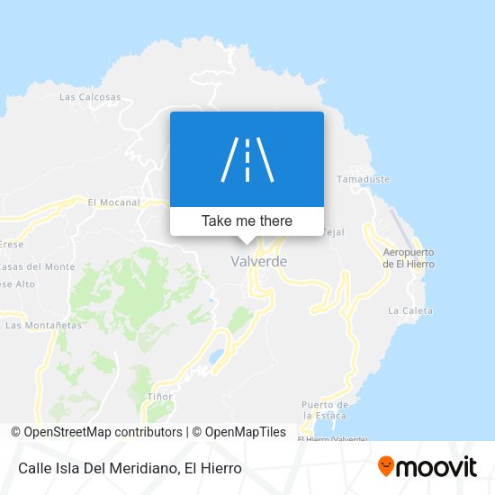 Calle Isla Del Meridiano map