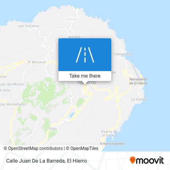 Calle Juan De La Barreda map