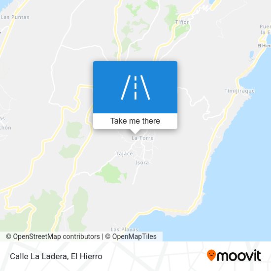 Calle La Ladera map