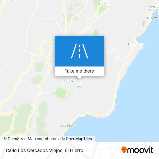 Calle Los Cercados Viejos map