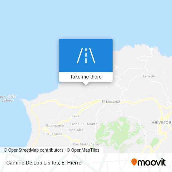Camino De Los Lisitos map