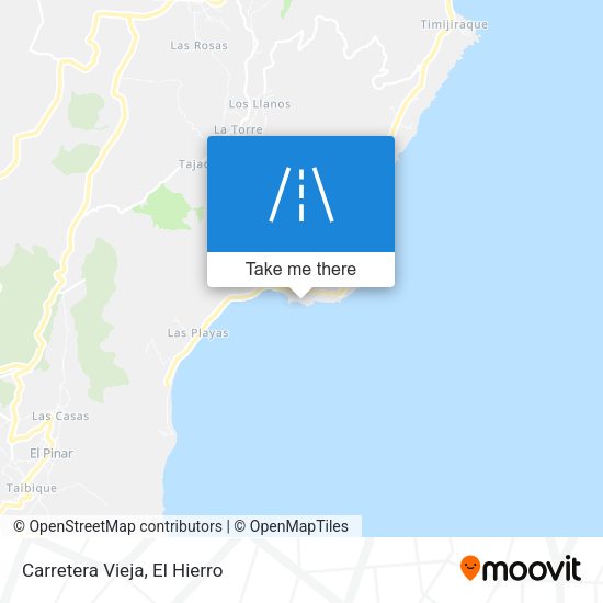 mapa Carretera Vieja