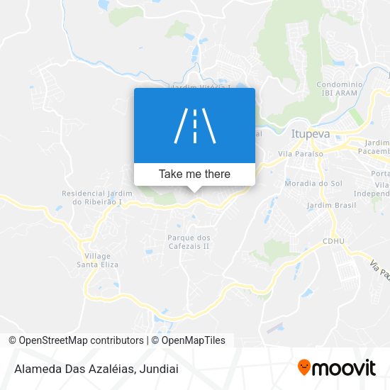 Alameda Das Azaléias map