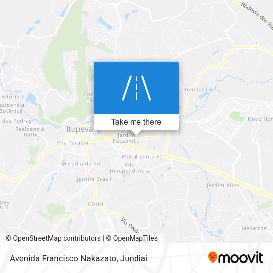 Avenida Francisco Nakazato map