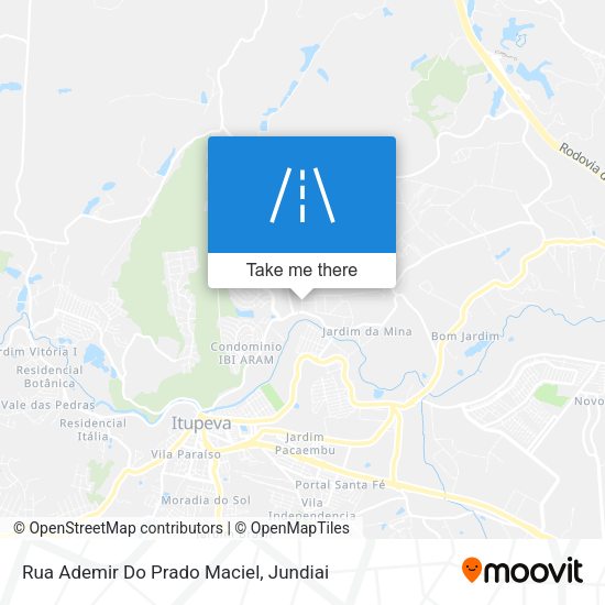 Rua Ademir Do Prado Maciel map