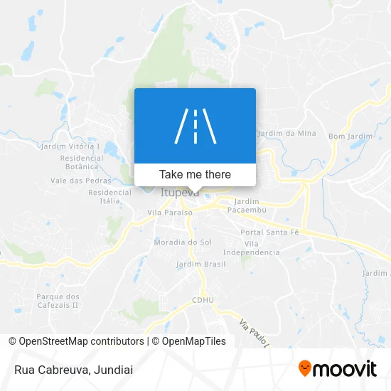 Rua Cabreuva map