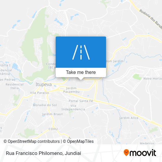 Rua Francisco Philomeno map