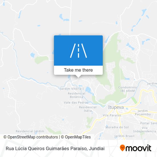 Rua Lúcia Queiros Guimarães Paraíso map
