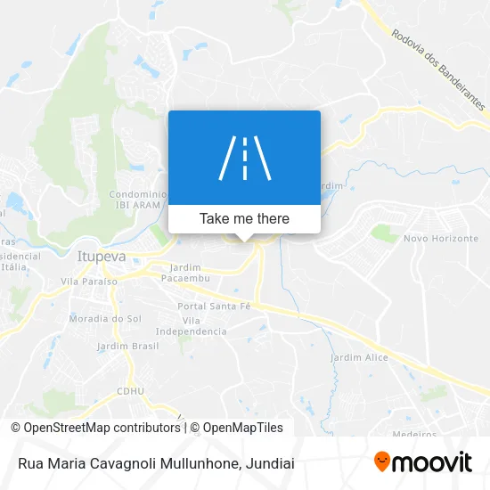 Rua Maria Cavagnoli Mullunhone map