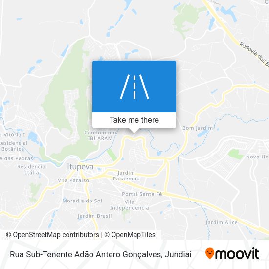 Rua Sub-Tenente Adão Antero Gonçalves map