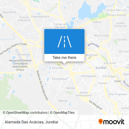 Alameda Das Acácias map