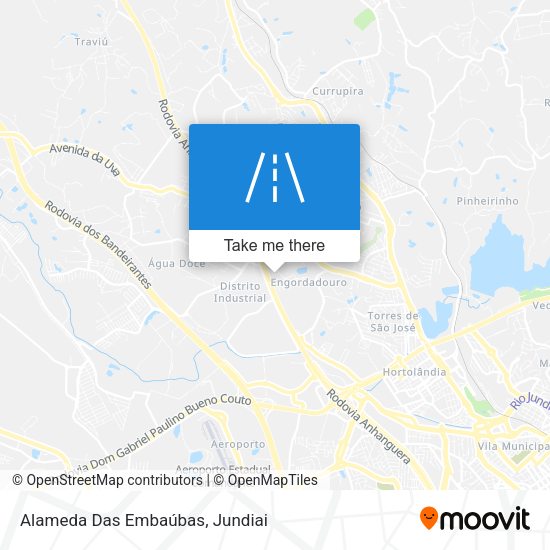 Alameda Das Embaúbas map