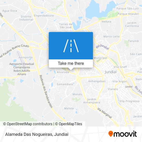 Alameda Das Nogueiras map