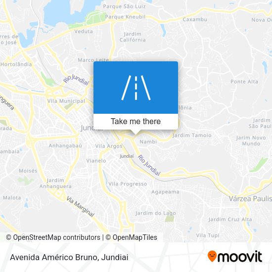 Avenida Américo Bruno map