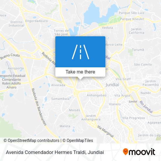 Avenida Comendador Hermes Traldi map