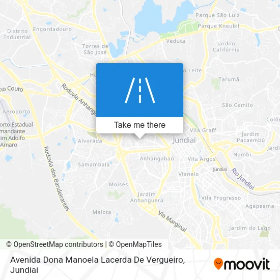 Avenida Dona Manoela Lacerda De Vergueiro map