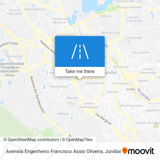 Avenida Engenheiro Francisco Assis Oliveira map
