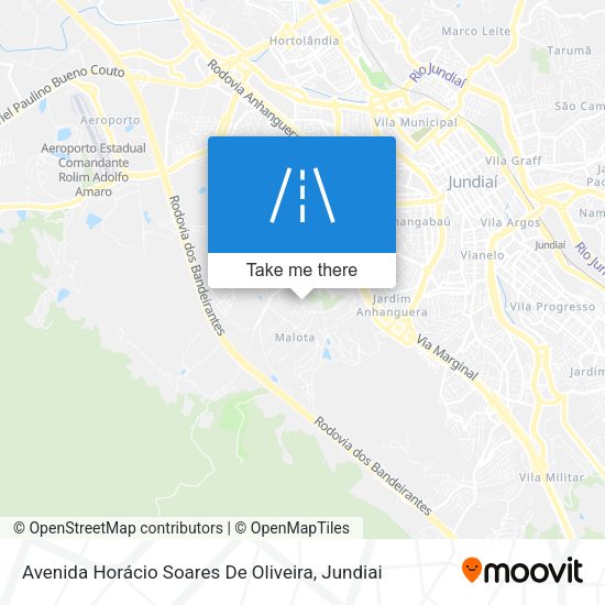 Avenida Horácio Soares De Oliveira map
