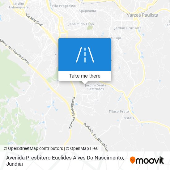 Mapa Avenida Presbitero Euclides Alves Do Nascimento