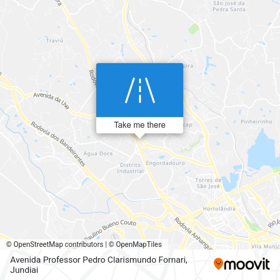 Avenida Professor Pedro Clarismundo Fornari map