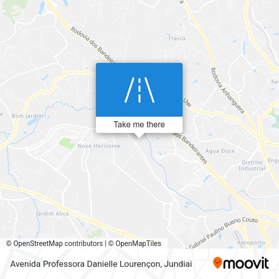 Avenida Professora Danielle Lourençon map