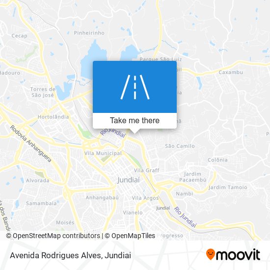 Avenida Rodrigues Alves map