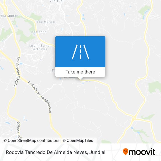 Rodovia Tancredo De Almeida Neves map