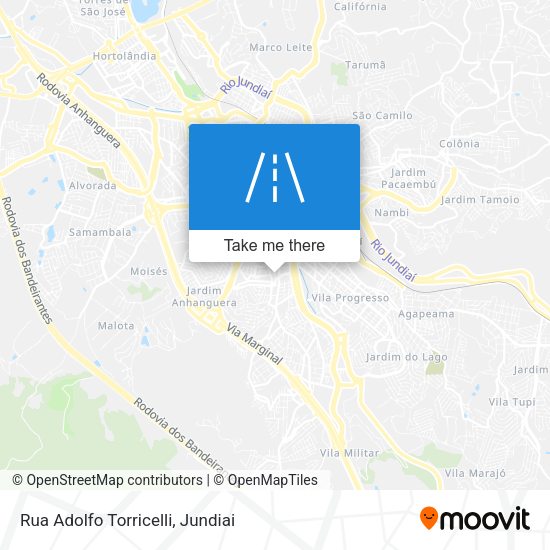 Rua Adolfo Torricelli map