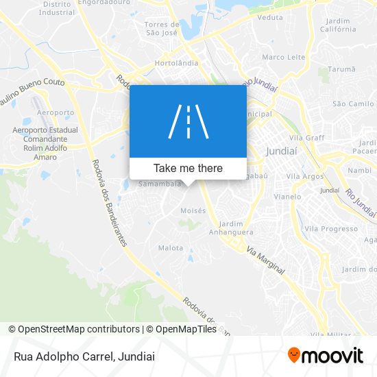 Mapa Rua Adolpho Carrel