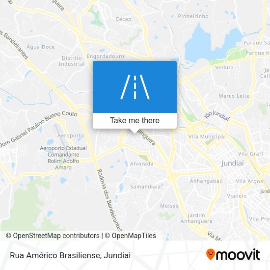 Rua Américo Brasiliense map