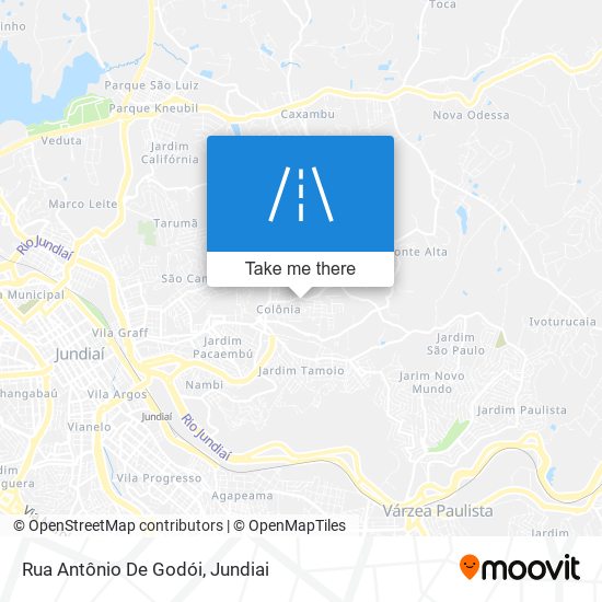 Rua Antônio De Godói map